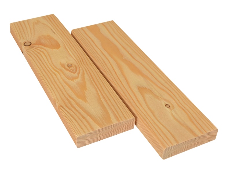 Canadian larch planks 19x68 mm